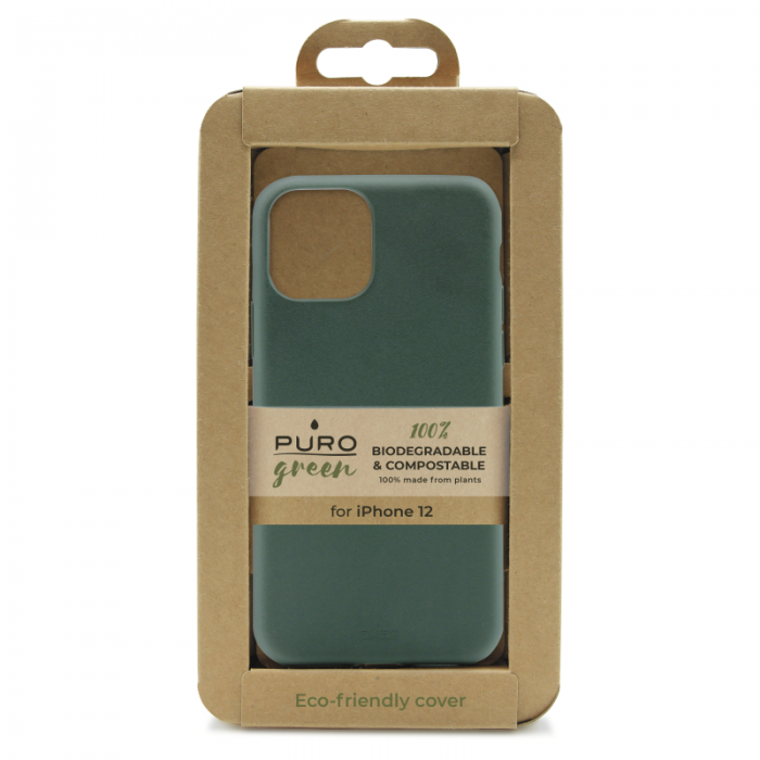 UTGATT5 - Puro Biodegradable Och Compostable Skal iPhone 12 Mini - Ljus Grn