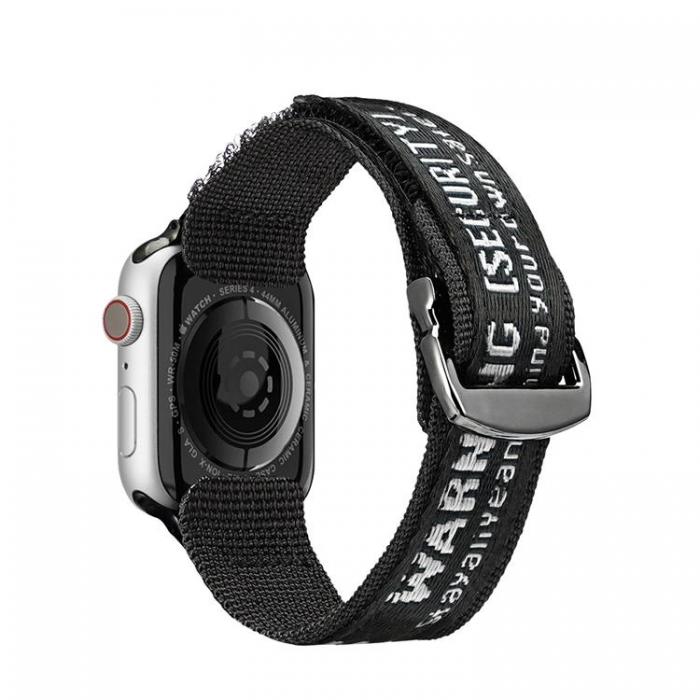Dux Ducis - Dux Ducis Apple Watch 4/5/6/7/8/SE/Ultra (49/45/44/42mm) Armband Nylon - Silver