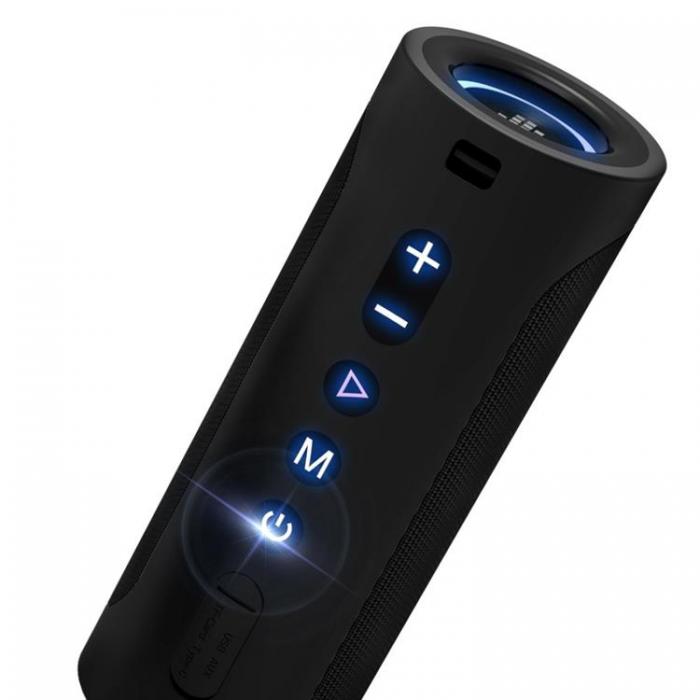 Tronsmart - Tronsmart T6 Pro 45W Bluetooth 5.0 Trdls Hgtalare LED - Svart