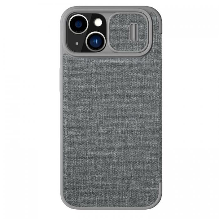 Nillkin - Nillkin iPhone 14 Plnboksfodral Qin Cloth Pro - Gr