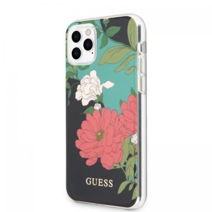 Guess - Guess N  1 Flower Collection Skal iPhone 11 Pro - Svart