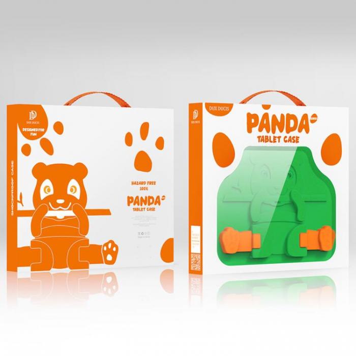 UTGATT5 - Dux Ducis Panda Kids Soft Tablet Skal Galaxy Tab A7 10.4 2020 - Grn
