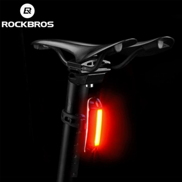 Rockbros - Rockbros bakre cykelljus - Svart