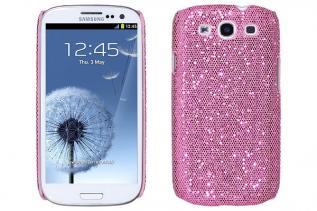 A-One Brand - Sparkle Baksideskal tillSamsung Galaxy S3 i9300 (Rosa)