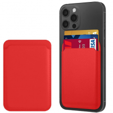 A-One Brand - Magsafe Korthållare till iPhone 15/14/13/12 modeller - Röd