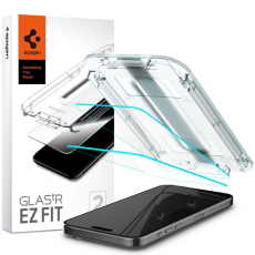 Spigen - [2-Pack] Spigen iPhone 15 Härdat Glas Skärmskydd 'EZ' Fit