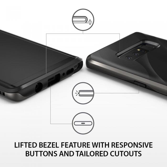 UTGATT4 - Ringke Wave Skal till Samsung Galaxy Note 8 - Metallic