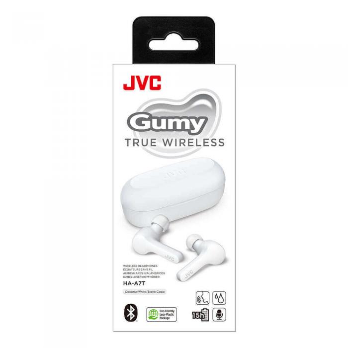 JVC - JVC Hrlur In-Ear True Wireless Gumy HA-A7T Vit