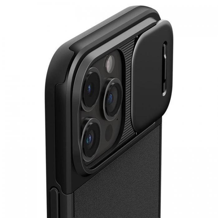 Spigen - Spigen iPhone 15 Pro Mobilskal Magsafe Optik Armor - Svart