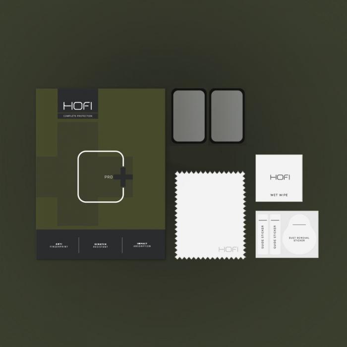 Hofi - Hofi [2-PACK] Xiaomi Smart Band 7 Pro Hrdat Glas Skrmskydd Hybrid - Svart
