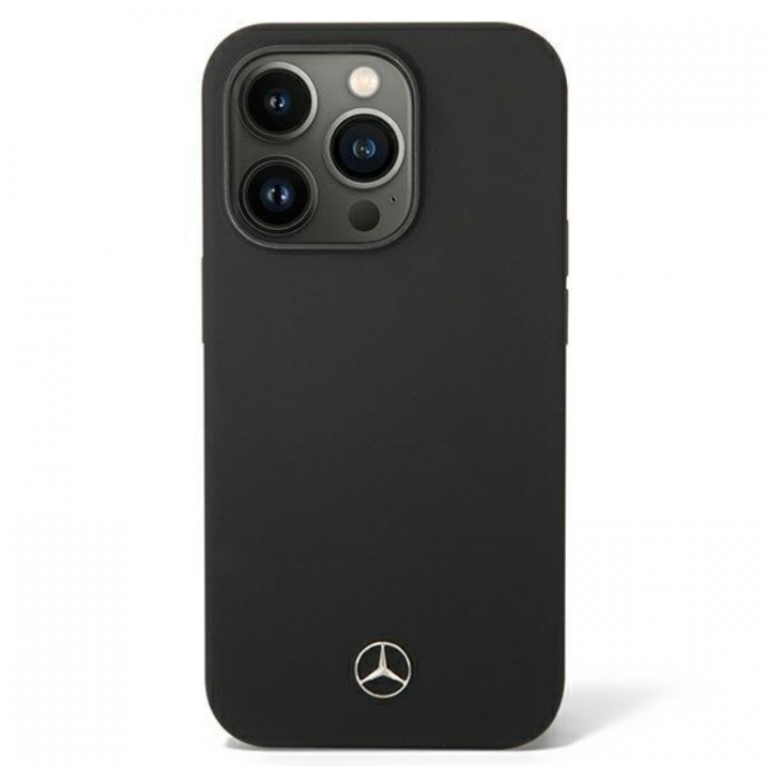 Mercedes - Mercedes iPhone 14 Pro Max Skal MagSafe Silicone Line - Svart
