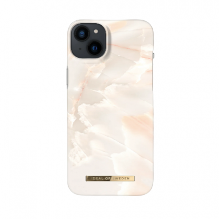 UTGATT1 - Ideal of Sweden Magsafe iPhone 14 Skal Mode - Rose Pearl Marmor