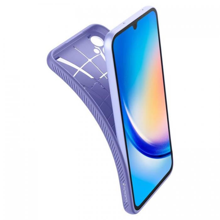 Spigen - Spigen Galaxy A34 5G Mobilskal Liquid Air - Awesome Voilet