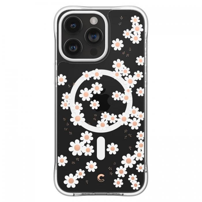 Spigen - Spigen iPhone 15 Pro Mobilskal Magsafe Cyrill - Vit Daisy