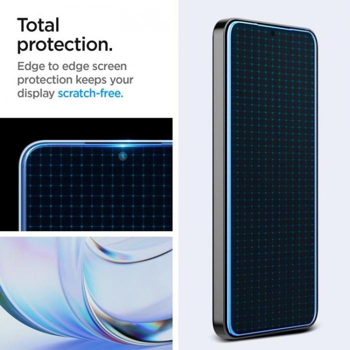 Spigen - [2-Pack] Spigen Galaxy S24 Hrdat glas Skrmskydd EZ-Fit Privacy