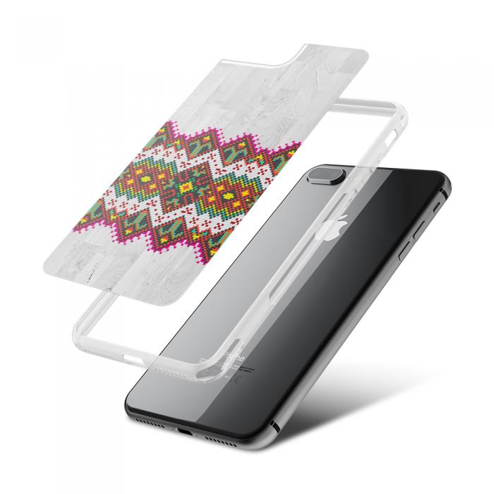 UTGATT5 - Fashion mobilskal till Apple iPhone 8 Plus - Aztec Wood