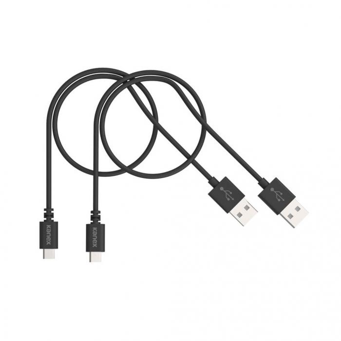 UTGATT1 - Kanex Micro USB laddnings- och synkroniseringskabel 0,5m - 2 pack