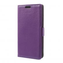 A-One Brand - Lychee Plånboksfodral till Sony Xperia E3 - Lila