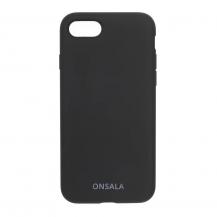 Onsala Collection&#8233;ONSALA Mobilskal Silikon Black iPhone 7/8/SE 2020&#8233;