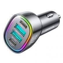 Joyroom - Joyroom Billaddare 4-Ports 2x USB/2x USB-C - Svart