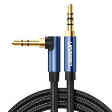 Ugreen - Ugreen AUX Angled Mini Jack 3.5mm Kabel 2m - Svart