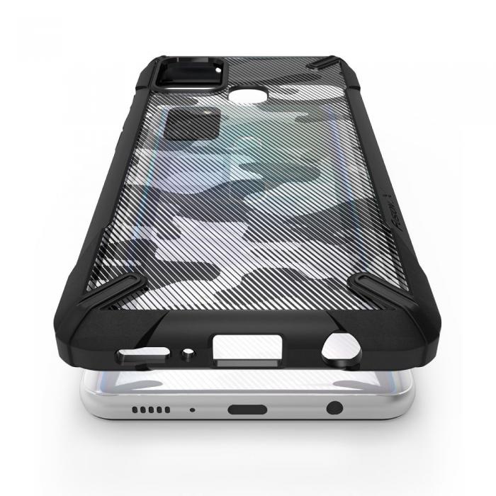 UTGATT5 - RINGKE Fusion X mobilskal till Galaxy A21s - Camo Black