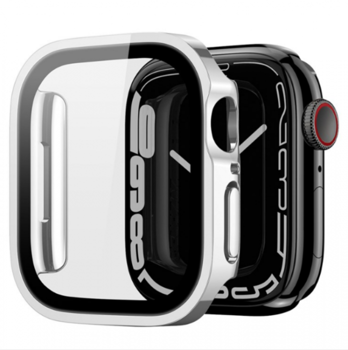 Dux Ducis - DUX DUCIS Apple Watch 7/8 (45mm) Skal Electroplated PC - Silver