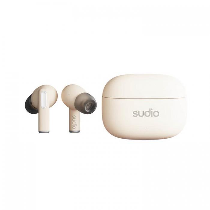 Sudio - Sudio Trdlsa Hrlurar In-Ear A1 Pro ANC - Sand