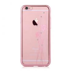 Comma - Comma Skal med Swarovski-stenar till Apple iPhone 6(S) Plus - Rose Gold