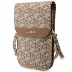 Guess - Guess Halsbandsfodral GCube Stripe - Brun