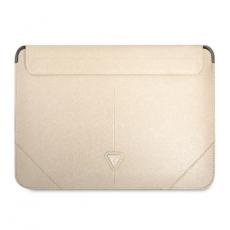 Guess - Guess Datorfodral 13/14'' Saffiano Triangle Logo - Beige