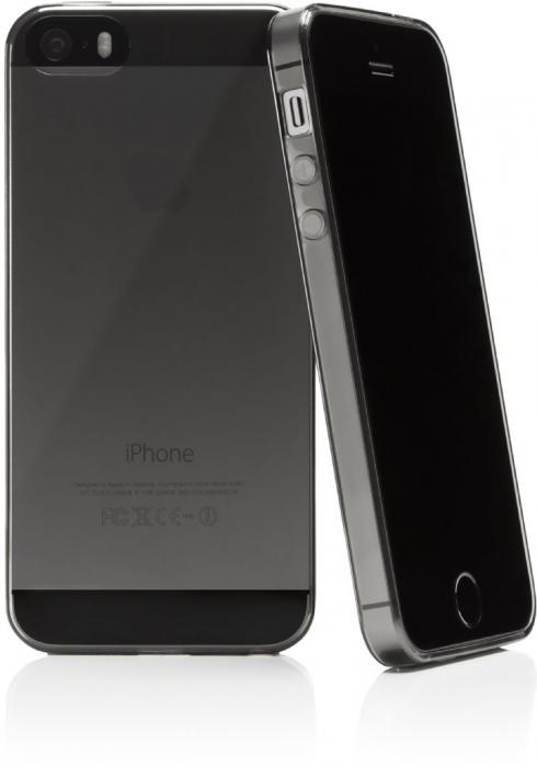 UTGATT4 - CASEual Flexo Slim fr iPhone SE, black - Svart