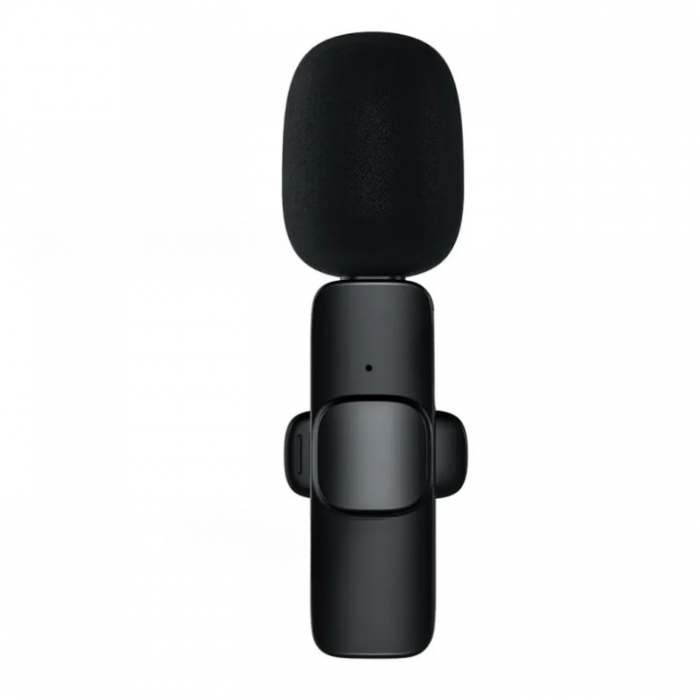 Lavalier - Lavalier Typ-C Trdls M21 1 st Mikrofoner Bluetooth - Svart