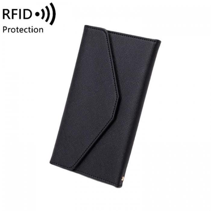 A-One Brand - Plnbcker RFID Blocking Tri-Fold - Svart