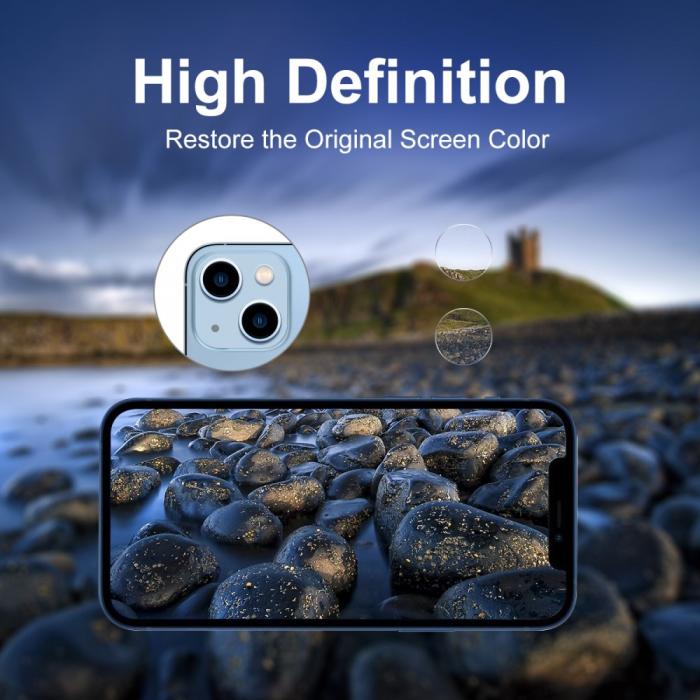 A-One Brand - [2-Pack] Kameralinsskydd i Hrdat Glas iPhone 13 / 13 Mini