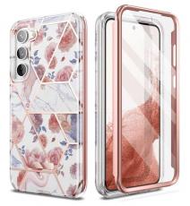 Tech-Protect - Tech-Protect Galaxy S23 Skal Velar Marble - Rosa