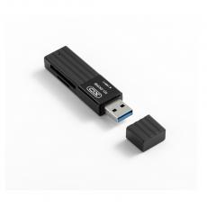 XO - XO 2 i 1 kortläsare DK05B USB 3.0 svart