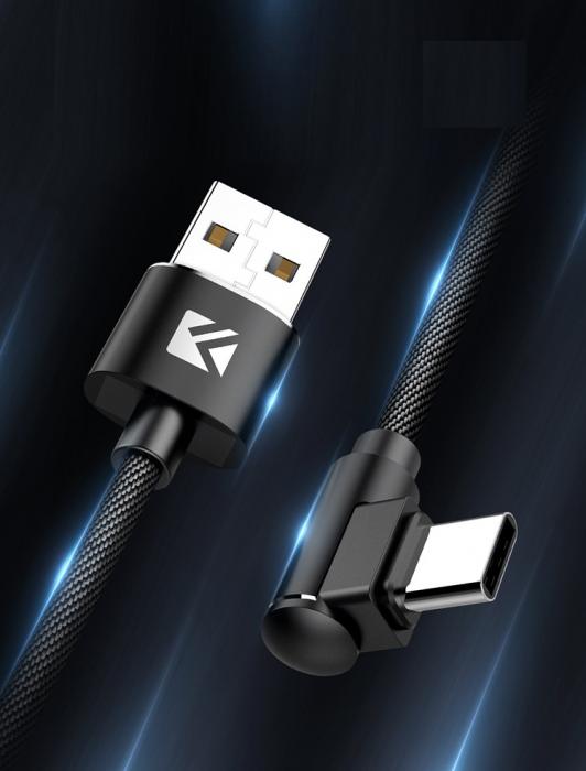 UTGATT4 - Floveme USB-synk/laddarkabel Type-C, 1m - Rd