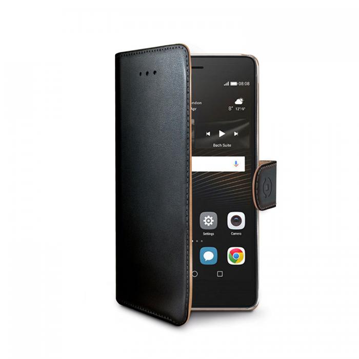 UTGATT5 - Celly Wallet Case Huawei P9 Lite - Svart/beige