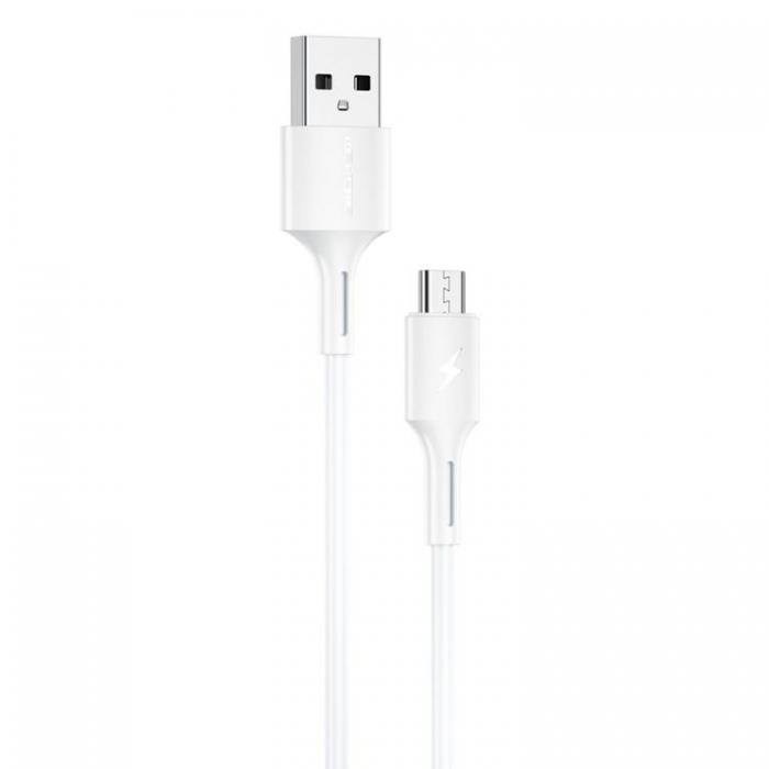 UTGATT1 - WK Design USB Till Micro USB Kabel 1m - Vit