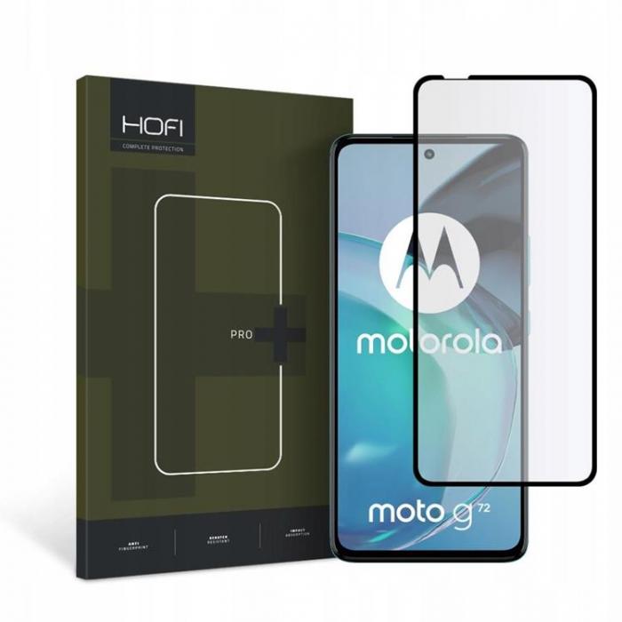 Hofi - Hofi Motorola Moto G72 Hrdat Glas Skrmskydd Pro Plus - Svart