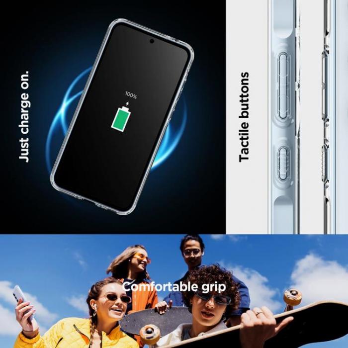 Spigen - Spigen Galaxy A35 5G Mobilskal Ultra Hybrid - Crystal Clear