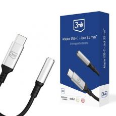 3MK - 3mk USB-C Till Jack Adapter (3.5mm) - Svart