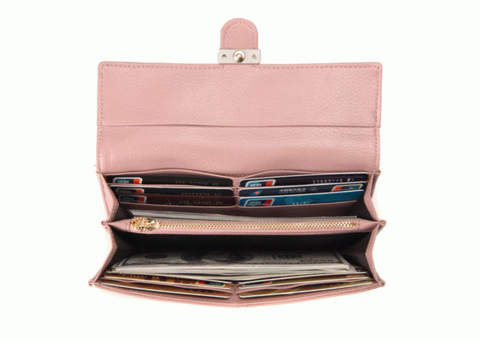 UTGATT1 - Mooltesaa Elegant Lady Clutch Handväska Wallet - Maroon
