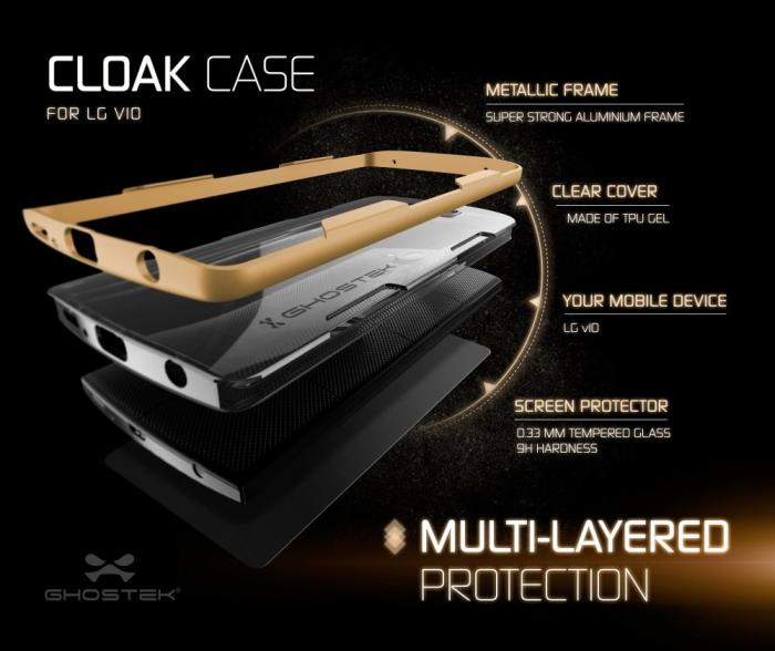 UTGATT5 - Ghostek Cloak Skal till LG V10 - Gold