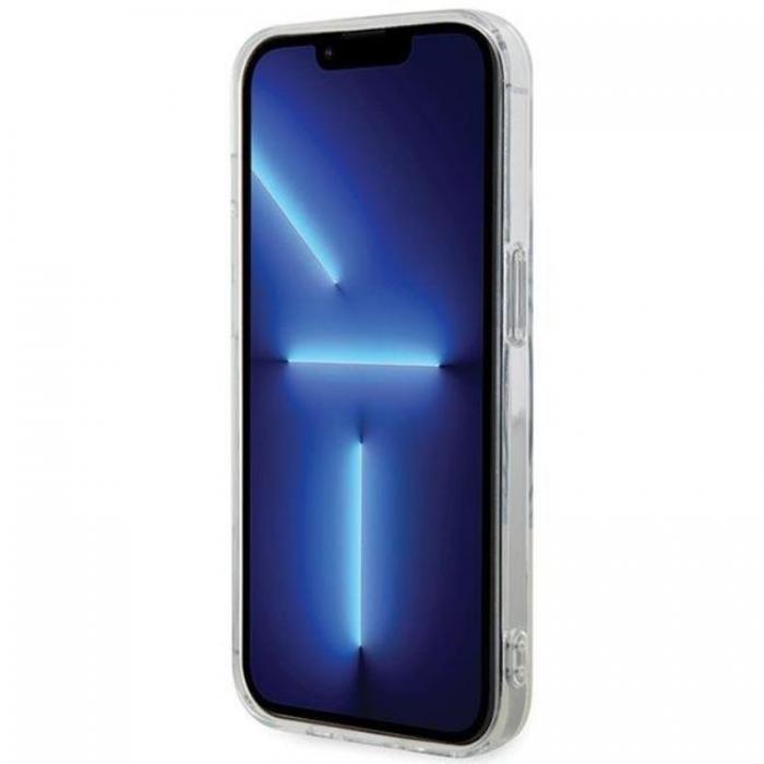KARL LAGERFELD - Karl Lagerfeld iPhone 15 Pro Max Mobilskal Magsafe IML Ikonik - Clear