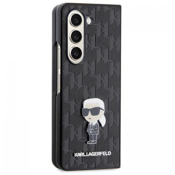 KARL LAGERFELD - Karl Lagerfeld Galaxy Z Fold 5 Mobilskal Monogram Ikonik Pin