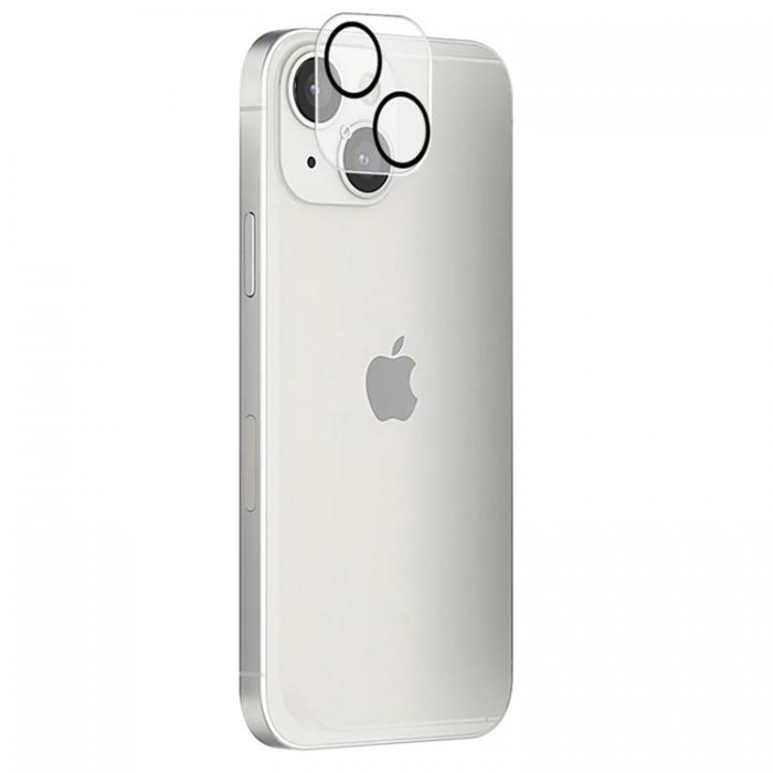 Mocolo - MOCOLO iPhone 14 KameraLinsskydd i Hrdat Glas 9H - Clear