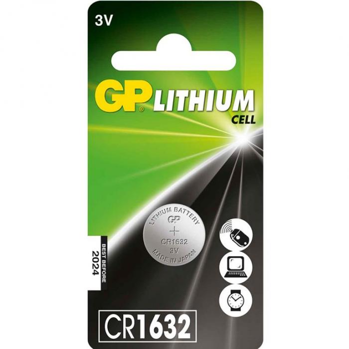 UTGATT5 - GP CR1632 3V 1-pack Lithium