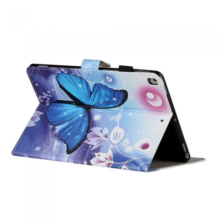A-One Brand - iPad 10.2 (2021/2020/2019) / Air 3 10.5 (2019) Fodral - Bl Butterfly